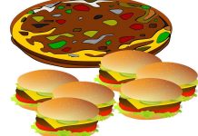 Hamburger or pizza: which of these foods has the most calories? pizza